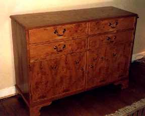 Click for a bigger picture - Hi-Fi Cabinet in Yew