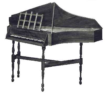 Click for a bigger picture - English Spinet (Copy after Keene 18th Century)